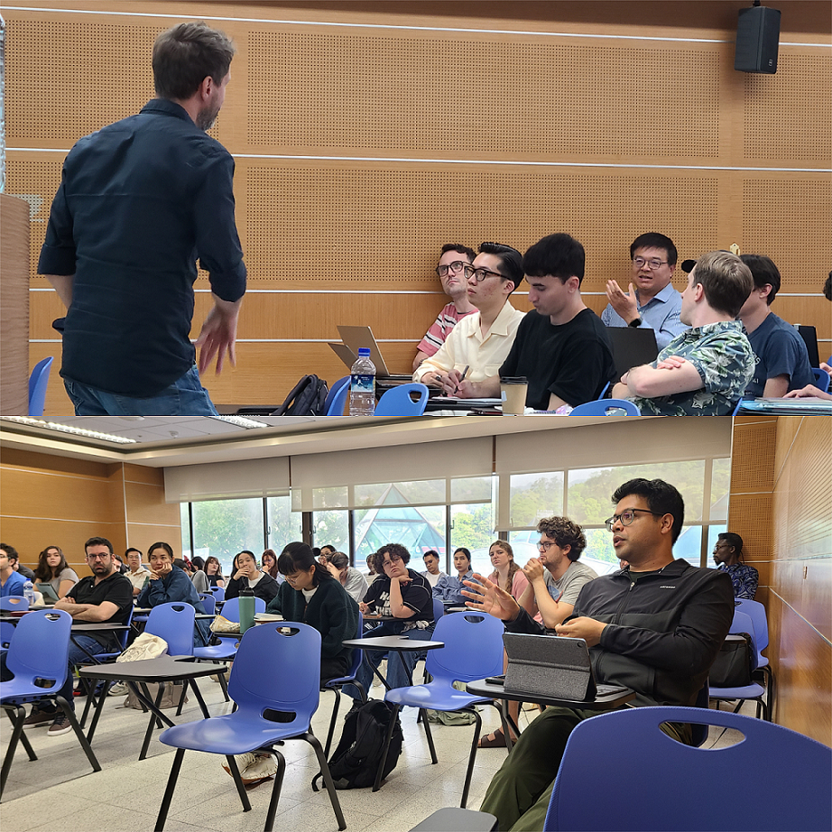 Visiting scholars and students proposed questions and opinions and had further discussions with Dr. Florian Schneider.